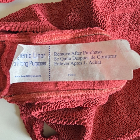 New Bond-Eye Mara Palm Tree Mineral Red One Piece Swimsuit NWT One Size - Picture 12 of 12